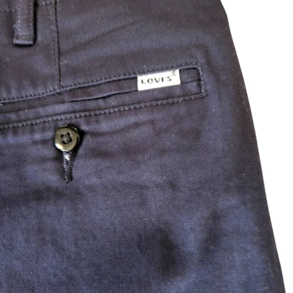 Levi's Dark Blue 502 Taper Chinos - Picture 10 of 12